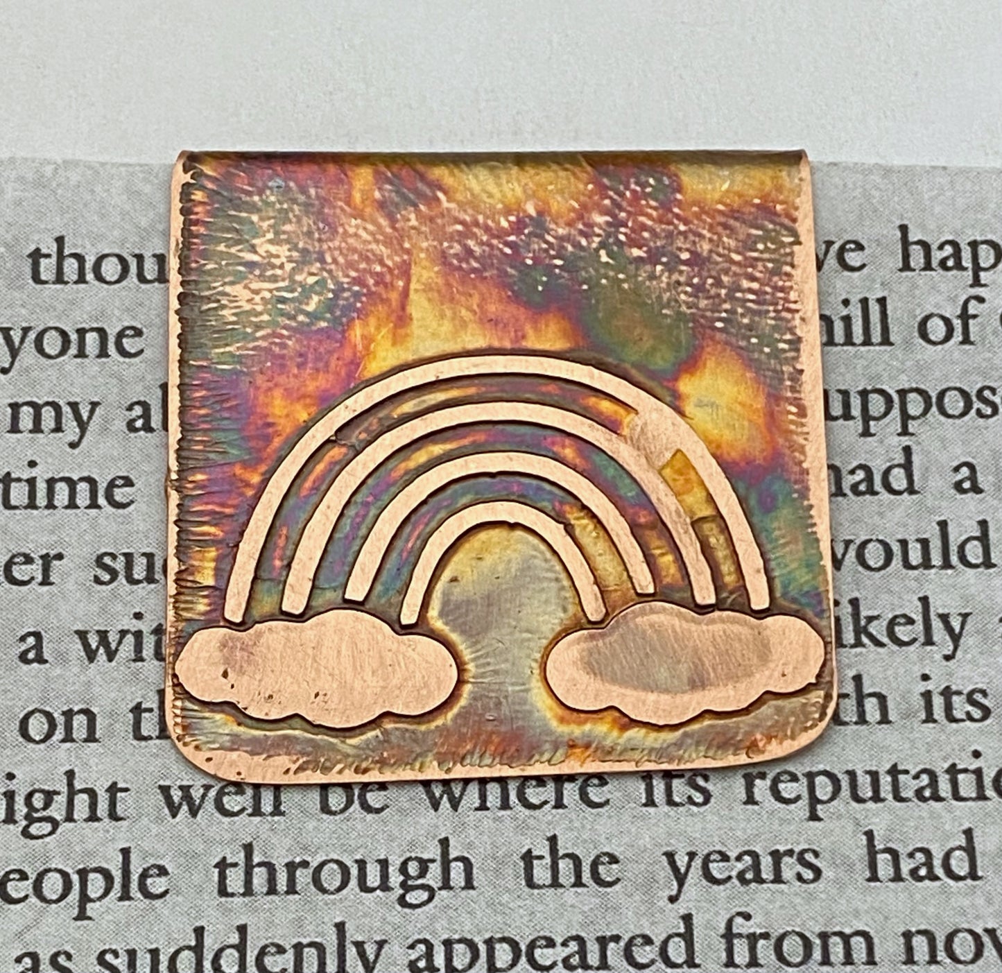 Rainbow bookmark