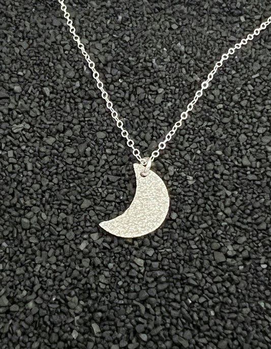 Sterling silver moon