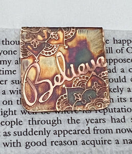 Believe bookmark