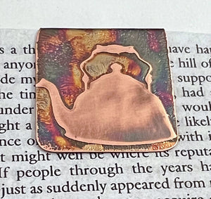 Tea kettle bookmark
