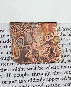 Believe bookmark
