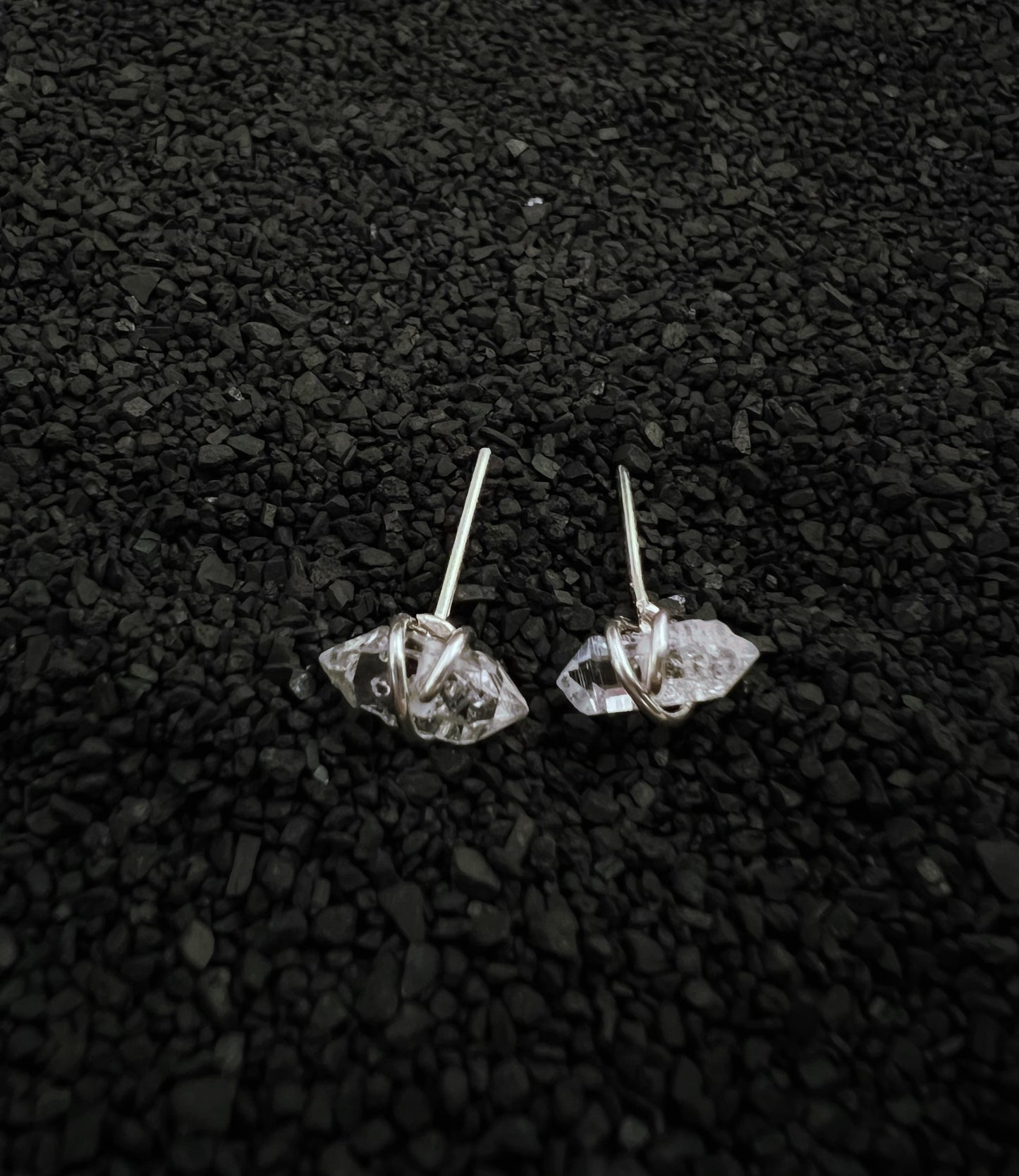 Herkimer Diamond Earring Studs
