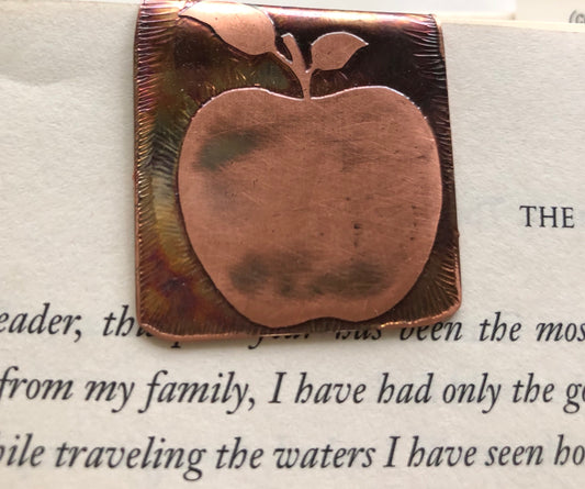 Copper Apple Bookmark