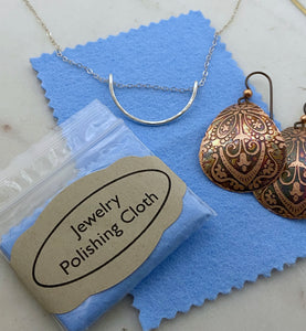 Jewelry polishing cloth